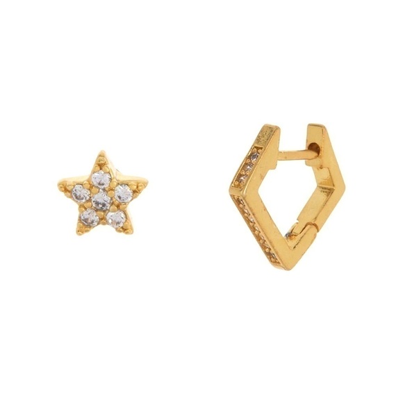 Madewell Cosmic Mismatched Earring Set - Picture 2 of 9